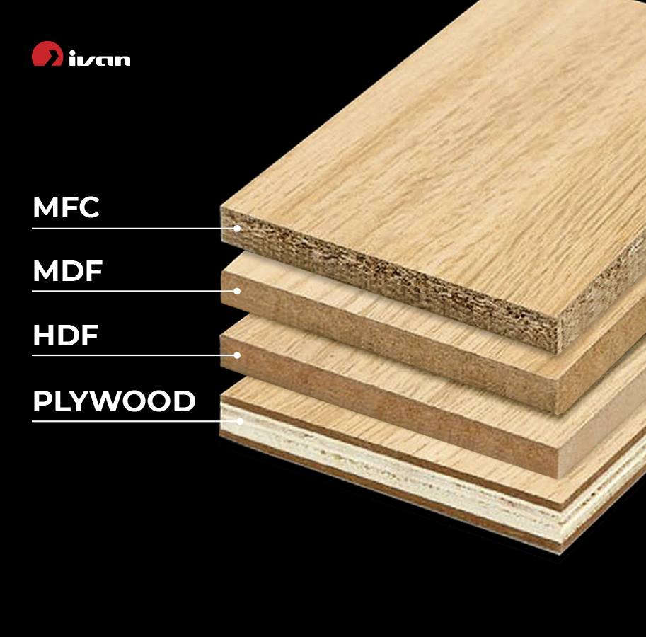 Differences between wooden boards: MFC, MDF, HDF and Plywood