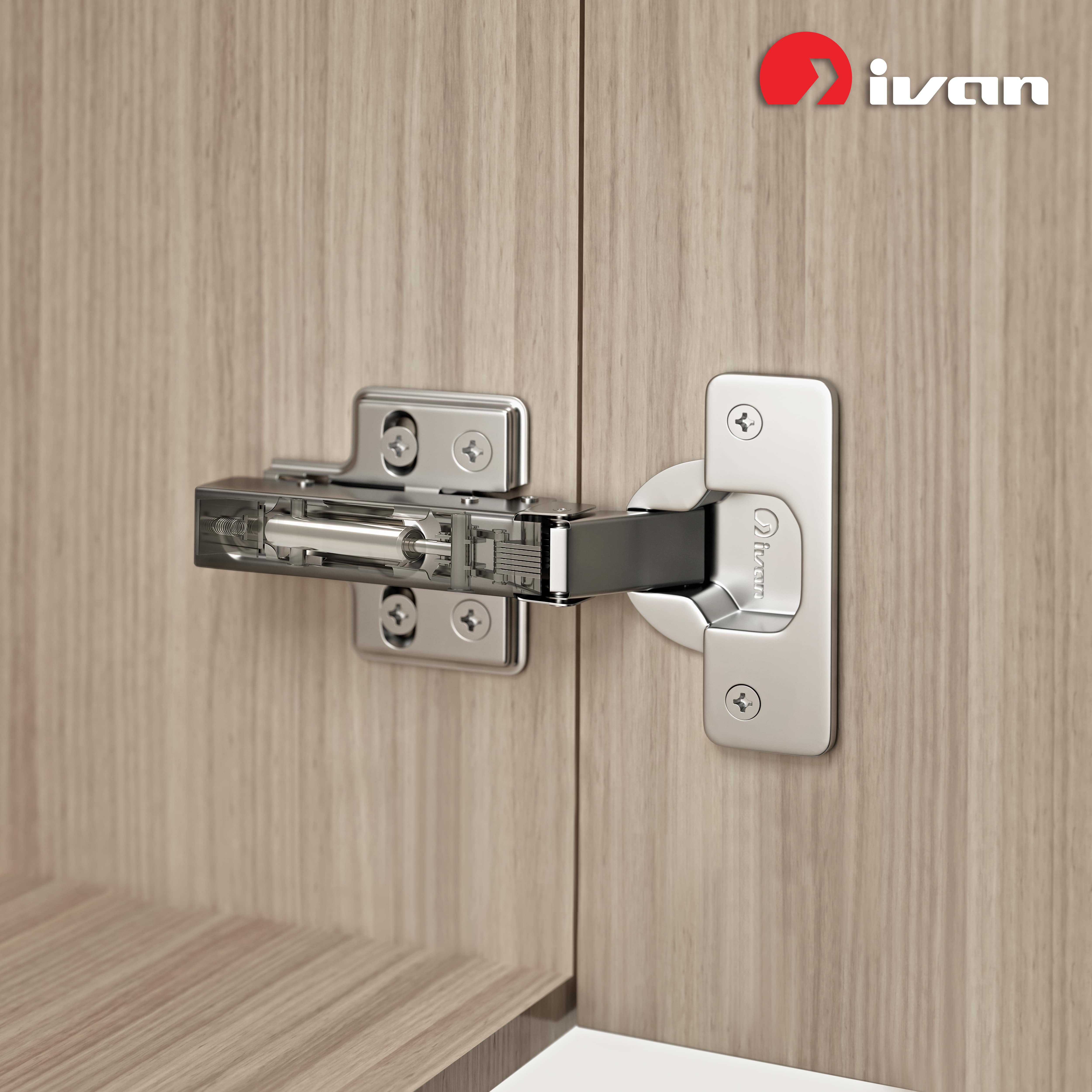 Soft close cabinet clearance hinges